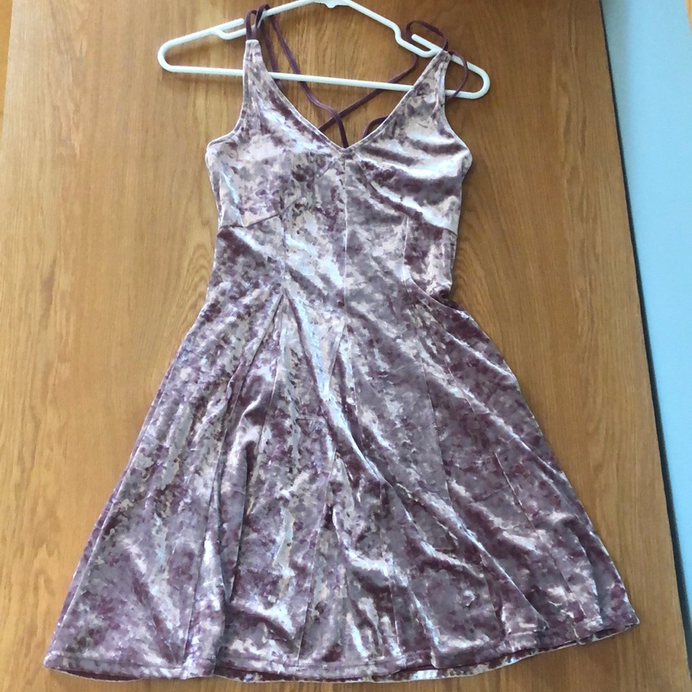 Velvet American eagle dress